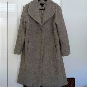 LONG HALOGEN TEDDY COAT- XL